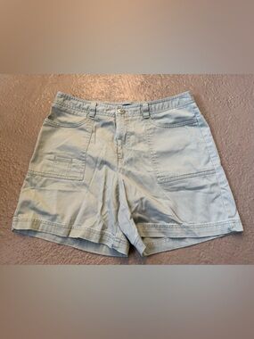 Dockers High Waist Light Green Women's Shorts size 12